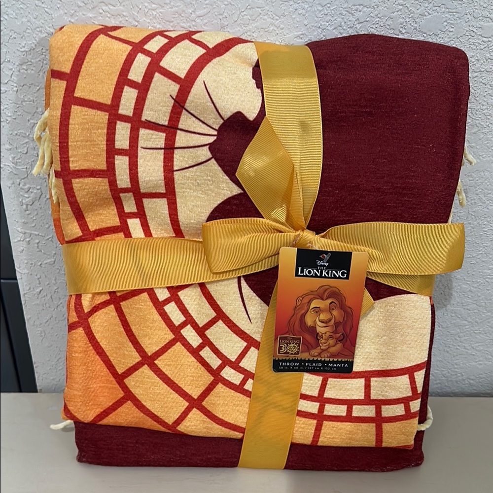 Disney Parks Lion King 30th Anniversary Throw Blanket